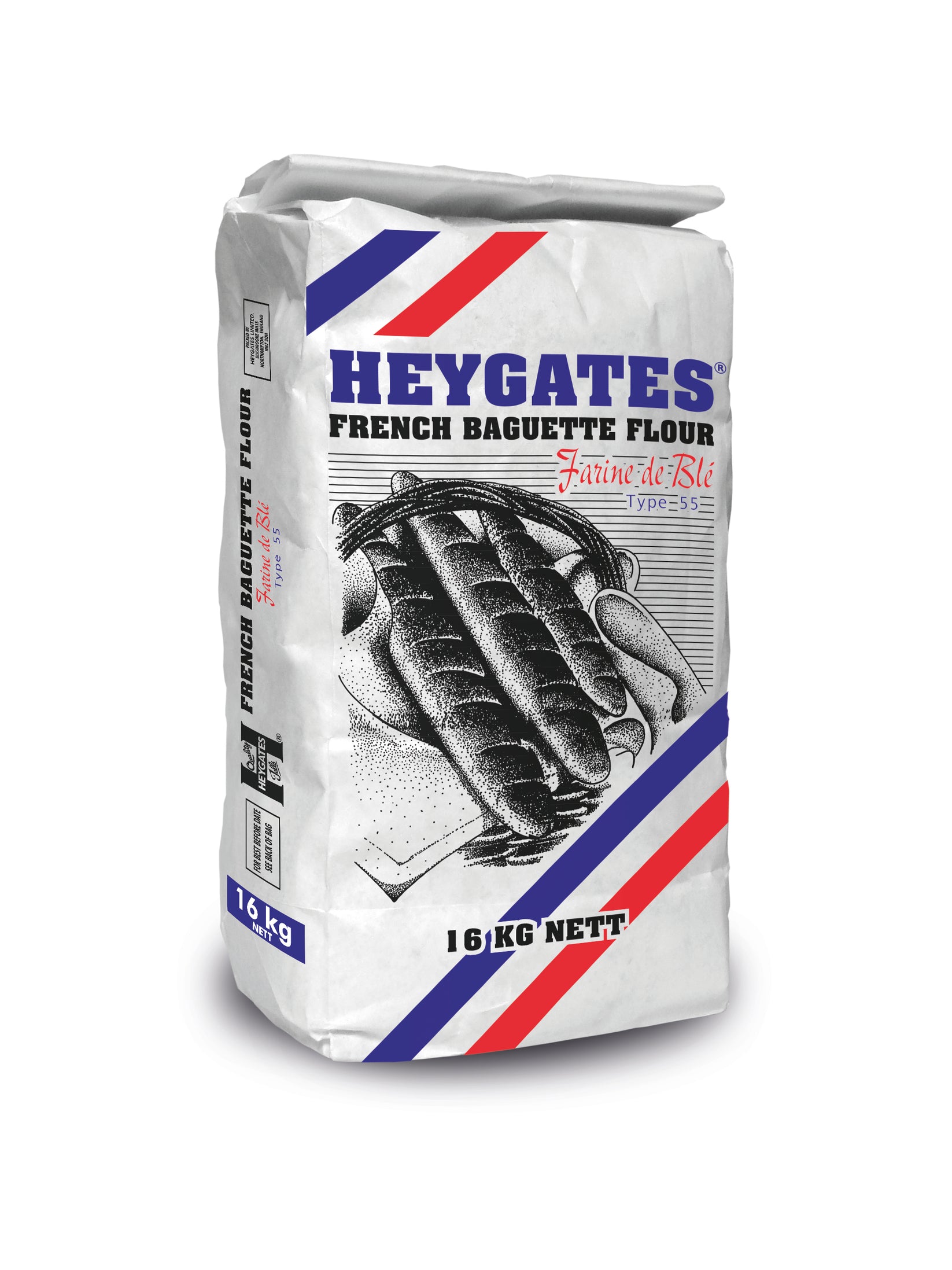 French Baguette Flour T55 16kg – Heygates Flour Millers